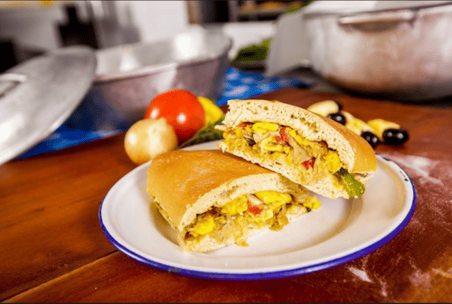 Ackee & Saltfish Sandwich