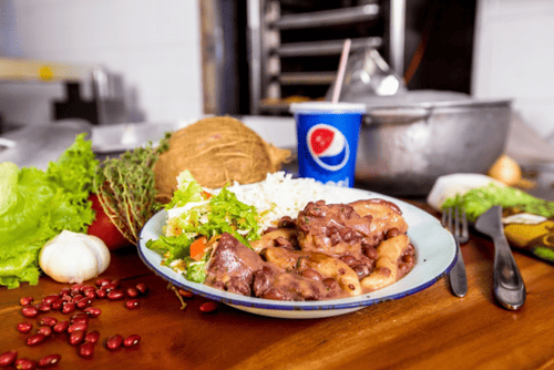 Stew Peas Combo Meal